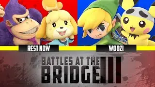 Battles at The Bridge #3 - Rest Now (Isabelle, DK) vs Woozi (Toon Link, Pichu) - Winners' R2