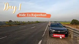 Rajasthan Trip Day 1 | Cold to Hot Weather Ride | Suzuki Fronx Road Trip Vlog