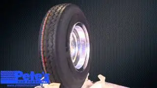 Greenball Towmaster Trailer Tire and Galvanized Wheel 4.80x8 (LRC) (4 Lug)