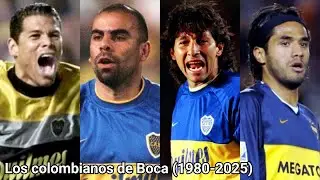 Todos los colombianos que jugaron en Boca | 1980-2025
