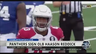 Report: Panthers bolster defensive line, sign edge-rusher Haason Reddick and two others