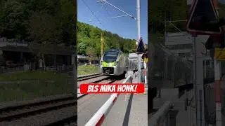BLS Mika Horn!   #trainhorn #train #trainhonking #railway #viral_shorts #blowup #fyp #bls #swiss