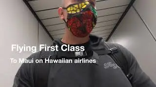 First Class on Hawaiian Airlines from Oakland to Maui
