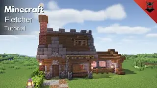 Minecraft: How to Build a Medieval Fletcher's House | Fletcher House (Tutorial)