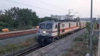 Dairy Milk Transportation by Indian Railways | High Speed Freight Train Compilation