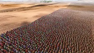 1 MILLION Spartans vs 3.000 T-Rex | Ultimate Epic Battle Simulator 2