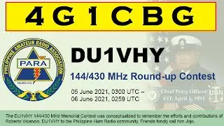 4G1CBG @ DU1VHY MEMORIAL VHF/UHF ROUND UP CONTEST 2021 | DW3TRZ | HAM RADIO PHILIPPINES