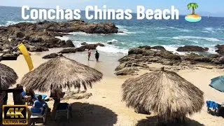 [4k] Conchas Chinas Mexico Beach Walkthrough (ALL BEACHES) - Puerto Vallarta 🇲🇽