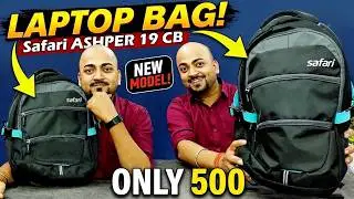 Safari Laptop Backpack ASHPER 19 CB // Laptop Bag // Safari Bag // Best Laptop Bag // Official Bag