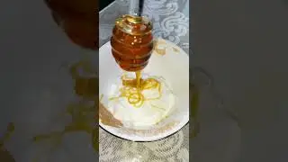 yoghurt and honey 🍯#shorts
