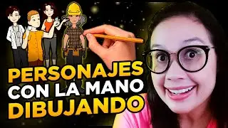 Como Hacer Personajes Animados con la MANO DIBUJANDO (GRÁTIS)