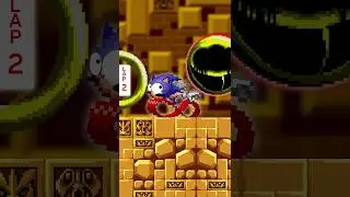 Sonic 1, but LAP 2 is CRAZY! 🍕 Escape the Zone: Labyrinth UPDATE 💎 Sonic Forever mods Shorts