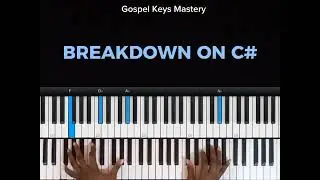 Sweet Chords Breakdown on C# || Piano fills and runs
