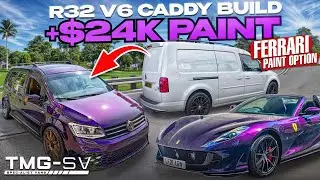 Caddy Maxi R32 Swap + Complete Respray | Built 100% In-House by TMG | FERRARI $24K PAINT OPTION!