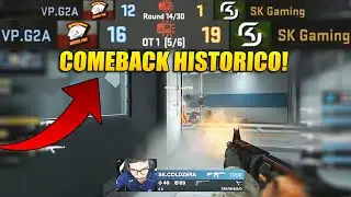 O COMEBACK HISTORICO QUE NINGUEM ACREDITOU! SK Gaming vs VP - Epicenter 2017 | CSGO HIGHLIGHTS