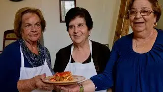 Pasta Grannies cook 'sagna al forno' with meatballs
