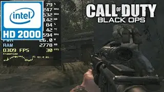 Call of Duty Black Ops - Pentium G620 + Intel HD Graphics 2000