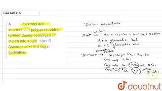 A:Dextrins are intermediate polysaccharides formed during hydrolysis of starch into sugar. R :As...