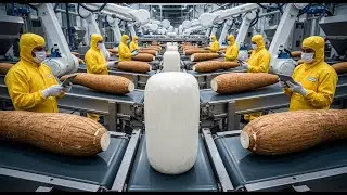 nside the Factory: United States Giant Cassava Flour Process (Full Process) Tour