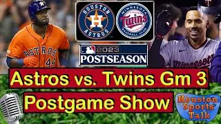 Clutch Cristian Javier, Jose Abreu Silences Critics  | Astros vs. Twins Live Postgame Show! (Game 3)