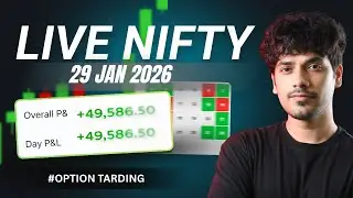 Live Nifty Option Trading | Intraday Trading by TradingWithShakti | 29th Jan