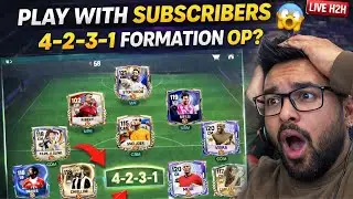 Playing FC Mobile With Subscribers 🔥 4-2-3-1 Formation OP or Not? | Live H2H!