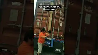 Unloading a Container