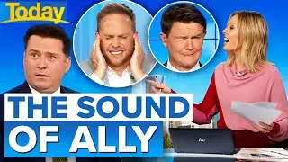Ally’s attempt to serenade co-hosts fails miserably | Today Show Australia