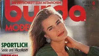 Листаем журнал Бурда моден ￼ апрель 1991 г. ￼