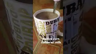Native corn coffee #coffelover #countrysidelifestyle #buhayprobinsiya #balikpinas #healhtycoffee