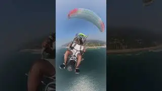 Full video of #paramotor #varkala  #youtubeshorts #adventure #beach #egire #yolo
