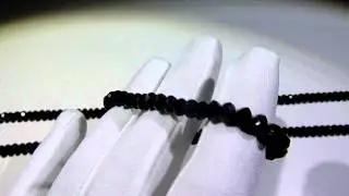 Ожерелье из чёрных лабораторных бриллиантов в стиле Рика Росса + браслет за 65 долларов (среднего размера)! Украшения лабораторного производства