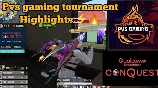 PVS gaming Qualcomm tournament highlights season -2 2021