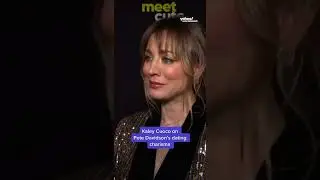 Kaley Cuoco shuts down Pete Davidson dating question #shorts
