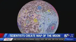 Scientists create map of the moon