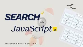 How To Create a Search Feature in JavaScript | Simple & Beginner-Friendly Tutorial
