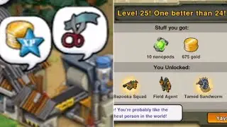 Battle Nations Beta #29 | Building/Upgrading our first Concrete Plant and Level 25!