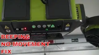 Открыватель гаражных ворот Ryobi ТОЛЬКО ПИЗДИТ, НО НЕ ДВИЖЕТСЯ. ИСПРАВЬТЕ!!!