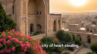 Beautiful scenery of City Kashan in Iran.