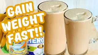 Drink This Daily to Gain Weight Naturally || Quick & Simple Smoothie Recipe || #weightgainrecipe