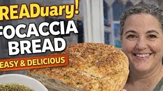 BREADuary! Ficcotia Bread RecipeEasy Italian-Style Herb & Olive Oil Bread