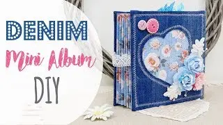ALBUM IN JEANS - DIY DENIM MINI ALBUM