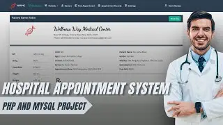 Hospital Appointment Management System in PHP and MySQL || Source Code || Robin Codes
