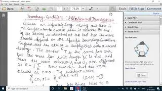 Boundary Conditions: Reflection and Transmission