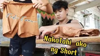 NakaTahi  ako ng Short ,keep on watching guys🩳 #sewingcrafts #shorts
