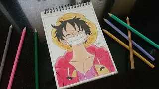 DheyaPatil Arts & Vlogs  is live! Luffy drawing colouring ✨art