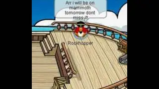 Club Penguin Rockhopper will be on Mammoth