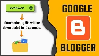 How to add a download button with a countdown timer to the Google Blogger website? #GoogleBlogger