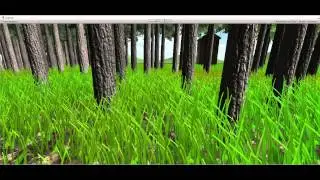 Open forest level in Unity