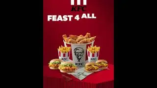 KFC Feast for 2 + Feast 4 all: &Mu;ό&nu;&omicron; &mu;&epsilon; Delivery!